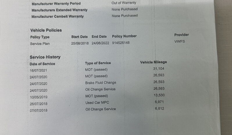 
								2016 Volkswagen Polo 1.0 BlueMotion Tech Match full									